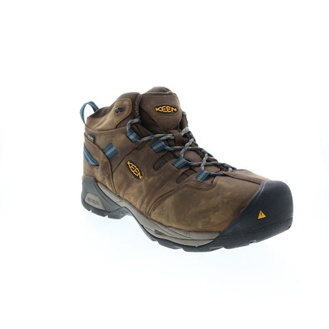 Keen Detroit XT Waterproof Boot 1020086 Mens Brown Extra Wide Leather Lace Up Work Boots