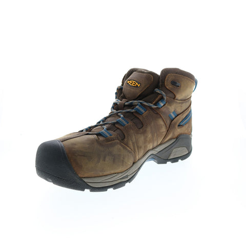 Keen Detroit XT Waterproof Boot 1020086 Mens Brown Extra Wide Leather Lace Up Work Boots