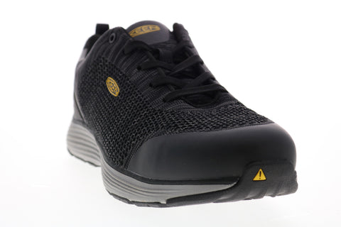 Keen Sparta 1021345 Mens Black Mesh Lace Up Hiking Boots