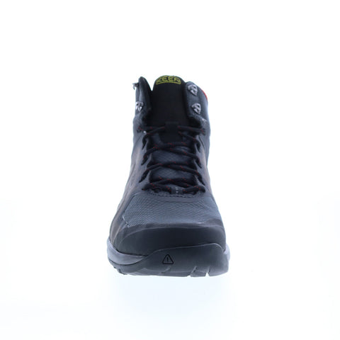 Keen Explore Mid Waterproof 1021608 Mens Gray Canvas Lace Up Hiking Boots