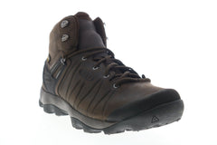 Keen Venture Mid 1021619 Mens Brown Leather Lace Up Work Boots
