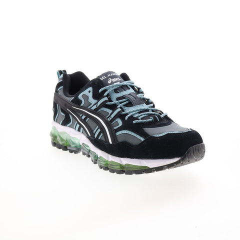 Asics Gel-Nandi 1021A190-021 Mens Gray Suede Athletic Running Shoes