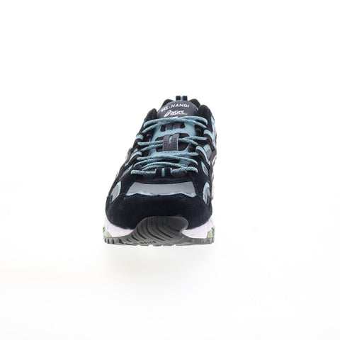 Asics Gel-Nandi 1021A190-021 Mens Gray Suede Athletic Running Shoes