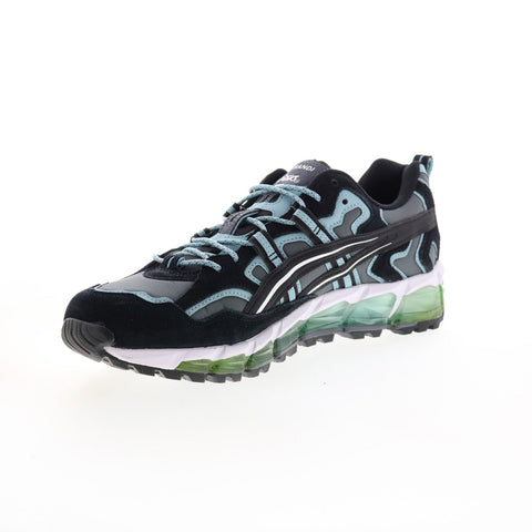 Asics Gel-Nandi 1021A190-021 Mens Gray Suede Athletic Running Shoes