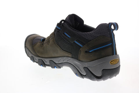 Keen Steens Vent 1022745 Mens Black Leather Lace Up Hiking Boots
