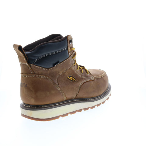 Keen Cincinnati 6" Waterproof Boot 1023222 Mens Brown Extra Wide Leather Work Boots