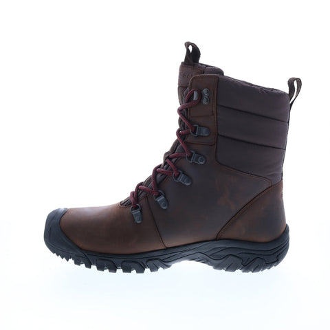 Keen Greta Boot Waterproof 1023607 Womens Brown Leather Lace Up Hiking Boots