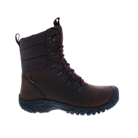 Keen Greta Boot Waterproof 1023607 Womens Brown Leather Lace Up Hiking Boots