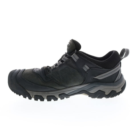 Keen Ridge Flex Waterproof 1024916 Mens Black Leather Athletic Hiking Shoes