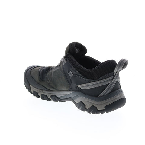Keen Ridge Flex Waterproof 1024916 Mens Black Leather Athletic Hiking Shoes