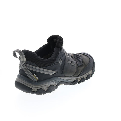 Keen Ridge Flex Waterproof 1024916 Mens Black Leather Athletic Hiking Shoes