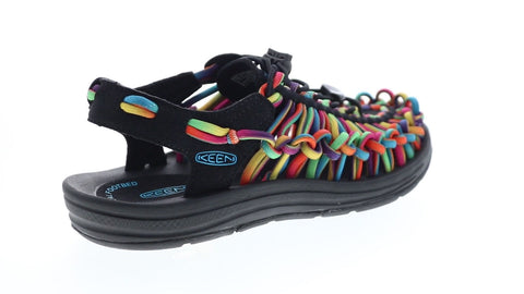 Keen Uneek 1025191 Womens Black Synthetic Slip On Sport Sandals Shoes