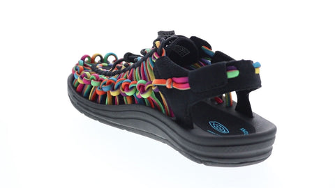 Keen Uneek 1025191 Womens Black Synthetic Slip On Sport Sandals Shoes
