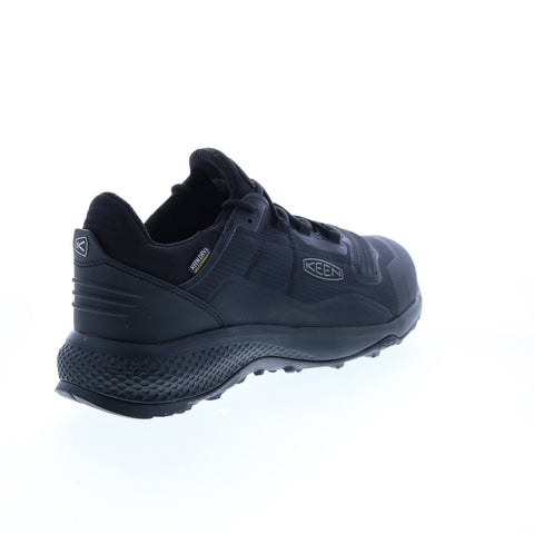 Keen Tempo Flex Waterproof 1025294 Mens Black Canvas Athletic Hiking Shoes