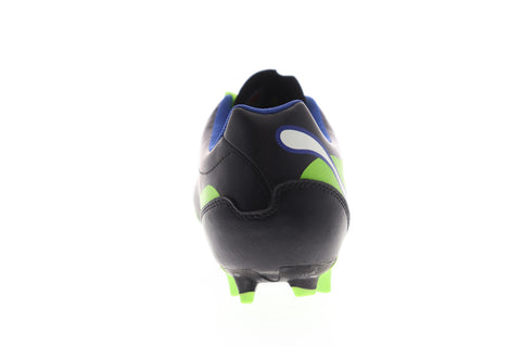 Puma Powercat 4 FG 10280401 Mens Black Leather Athletic Soccer Cleats Shoes