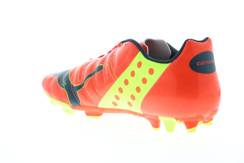 Puma EvoPower 4 FG 10295301 Mens Orange Low Top Athletic Soccer Cleats Shoes