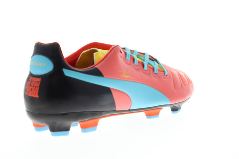 Puma EvoPower Vigor 3 Graphic FG 10318601 Mens Red Athletic Soccer Cleats Shoes