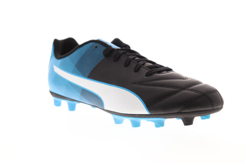 Puma Adreno II FG 10346903 Mens Black Leather Athletic Soccer Cleats Shoes