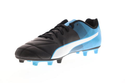 Puma Adreno II FG 10346903 Mens Black Leather Athletic Soccer Cleats Shoes