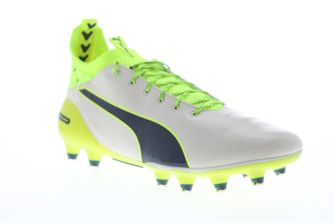 Puma Evotouch Pro Special Edt Fg Mens White Leather Athletic Soccer Cleats