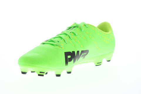 Puma EvoPower 4 FG 10396301 Mens Green Low Top Athletic Soccer Cleats Shoes