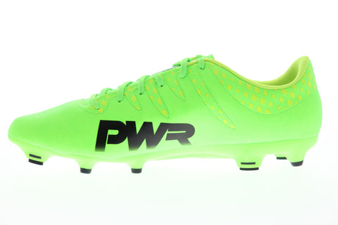 Puma EvoPower 4 FG 10396301 Mens Green Low Top Athletic Soccer Cleats Shoes