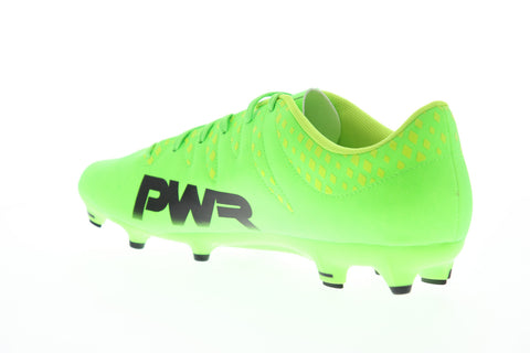 Puma EvoPower 4 FG 10396301 Mens Green Low Top Athletic Soccer Cleats Shoes