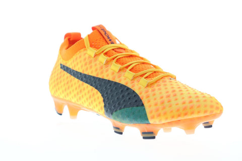Puma EvoPower Vigor 3D 1 FG 10399901 Mens Orange Athletic Soccer Cleats Shoes
