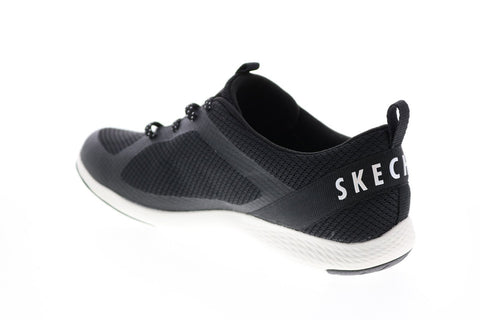 Skechers Lolow 104028 Womens Black Lace Up Lifestyle Sneakers Shoes