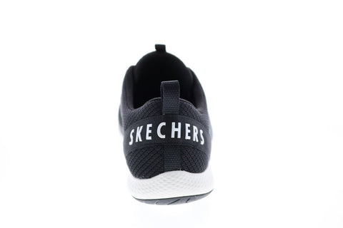 Skechers Lolow 104028 Womens Black Lace Up Lifestyle Sneakers Shoes