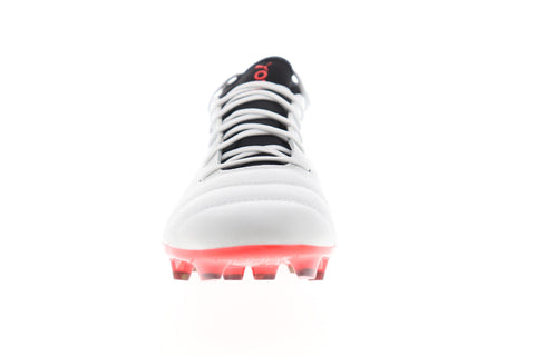 Puma One 17.3 FG 10407401 Mens White Leather Athletic Soccer Cleats Shoes