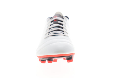 Puma One 17.4 FG 10407501 Mens White Low Top Athletic Soccer Cleats Shoes