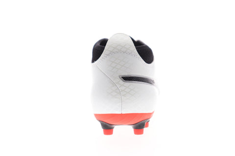 Puma One 17.4 FG 10407501 Mens White Low Top Athletic Soccer Cleats Shoes