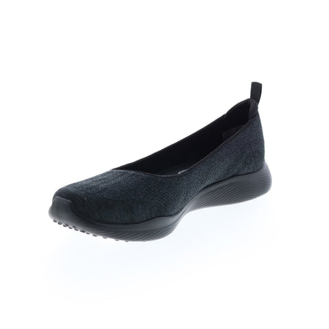 Skechers Microburst 2.0 Nice 104260 Womens Black Mesh Lifestyle Sneakers Shoes