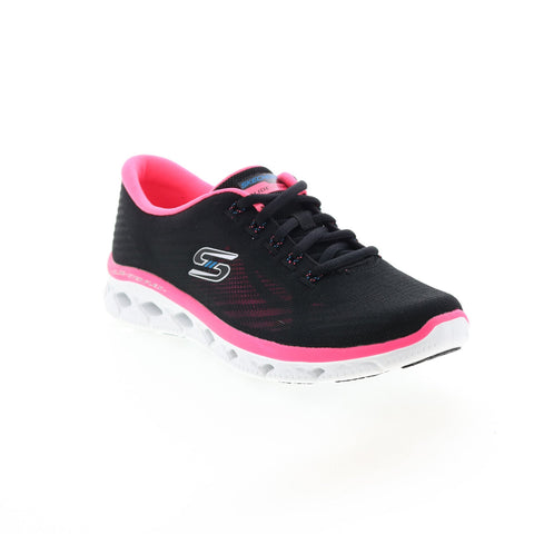 Skechers Glide-Step Flex Sheer Virtue Womens Black Lifestyle Sneakers Shoes