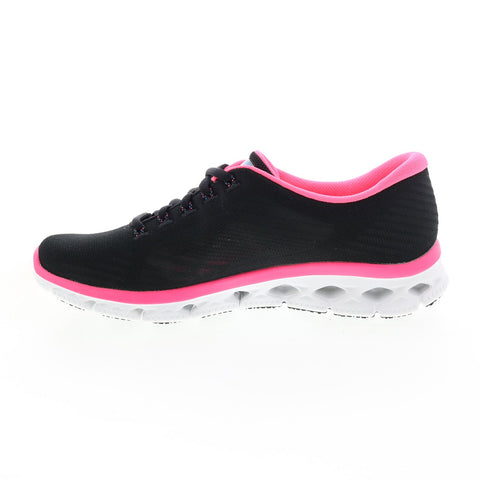 Skechers Glide-Step Flex Sheer Virtue Womens Black Lifestyle Sneakers Shoes