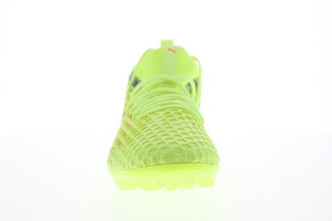Puma Future 18.2 Netfit MG 10432001 Mens Green Athletic Soccer Cleats Shoes