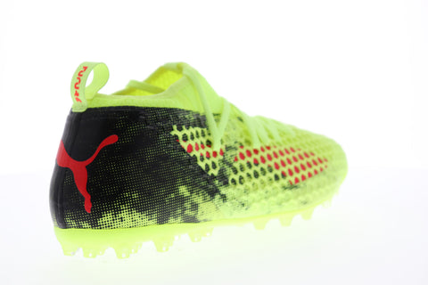 Puma Future 18.2 Netfit MG 10432001 Mens Green Athletic Soccer Cleats Shoes