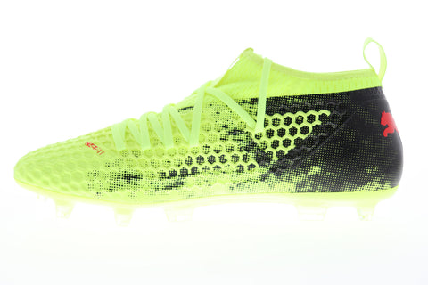 Puma Future 18.2 Netfit FG AG 10432101 Mens Green Athletic Soccer Cleats Shoes