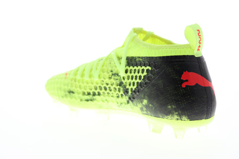 Puma Future 18.2 Netfit FG AG 10432101 Mens Green Athletic Soccer Cleats Shoes