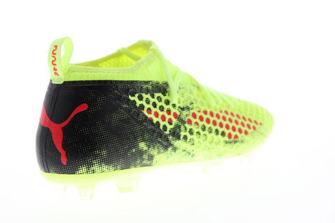 Puma Future 18.2 Netfit FG AG 10432101 Mens Green Athletic Soccer Cleats Shoes