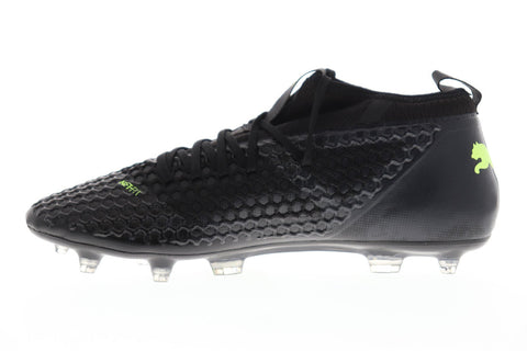Puma Future 18.2 Netfit Fg Ag Mens Black Athletic Soccer Cleats Shoes