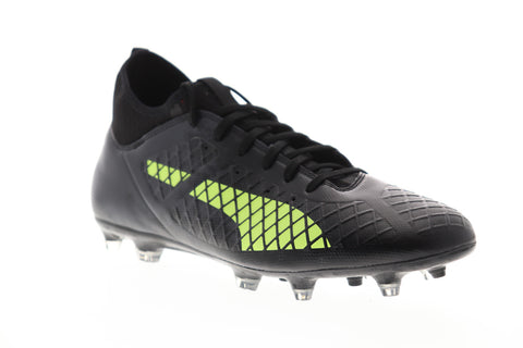 Puma Future 18.3 FG AG 10432802 Mens Black Low Top Athletic Soccer Cleats Shoes