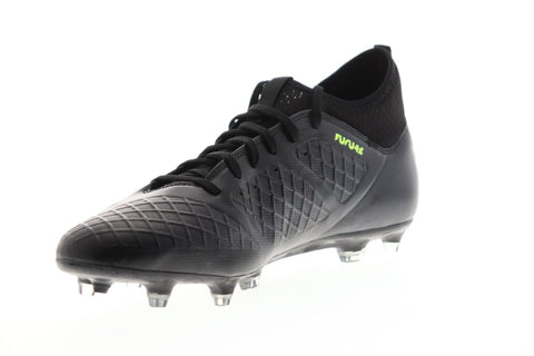 Puma Future 18.3 FG AG 10432802 Mens Black Low Top Athletic Soccer Cleats Shoes