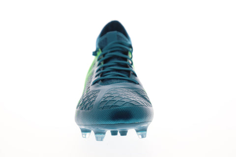 Puma Future 18.3 FG AG 10432803 Mens Blue Low Top Athletic Soccer Cleats Shoes