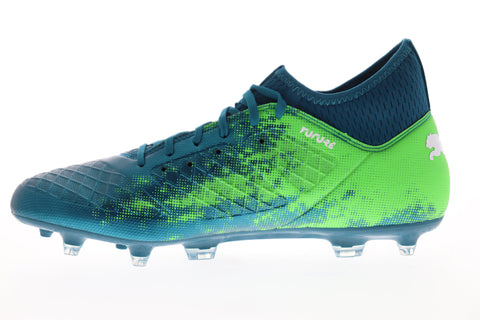 Puma Future 18.3 FG AG 10432803 Mens Blue Low Top Athletic Soccer Cleats Shoes