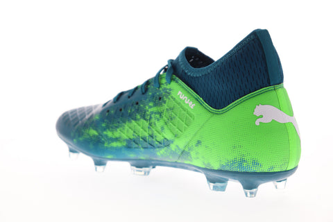 Puma Future 18.3 FG AG 10432803 Mens Blue Low Top Athletic Soccer Cleats Shoes