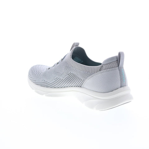 Skechers Relaxed Fit D'Lux Comfort Bonus Prize Womens Gray Sneakers Shoes