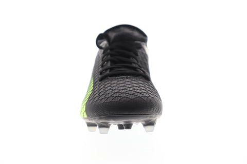Puma Future 18.4 FG AG 10434402 Mens Black Low Top Athletic Soccer Cleats Shoes