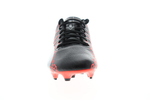 Puma EvoPower Vigor 4 Graphic FG Mens Black Low Top Athletic Soccer Cleats Shoes